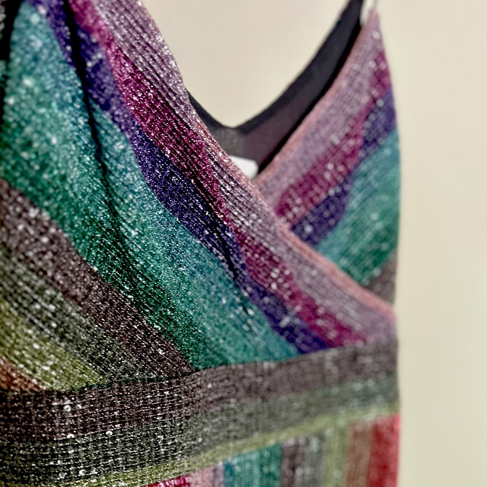 Colorful Small midi dress fitted